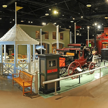 The Remington Carriage Museum tells the story of horse-drawn transportation in North America.